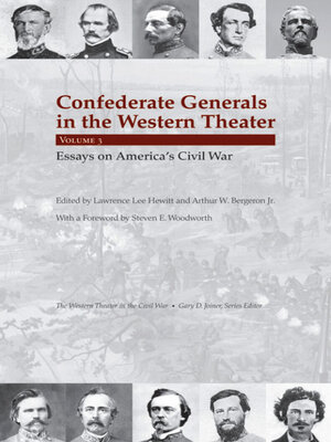 cover image of Confederate Generals in the Western Theater, Volume 3